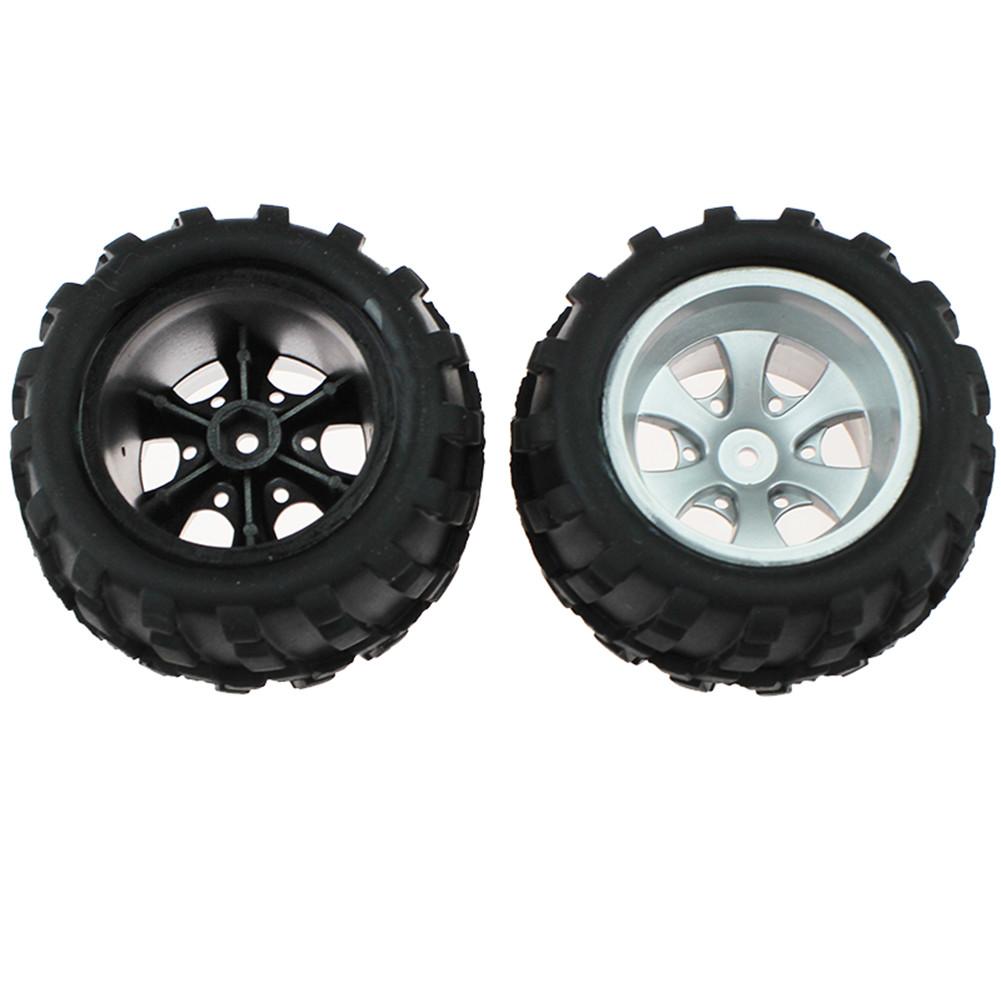 2/4pcs RC Car Tires Rubber Mini Tire Set Wheel Rim Tyre RC Vehicle Parts For WLtoys A979 A979-B A979-A A979-02