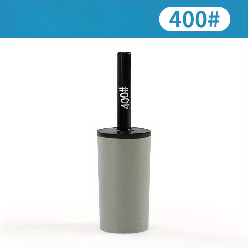 1pcs 50-1500Grit with 6mm Shank Diamond Resin Grinding Head Cylindrical Small Grinding Wheel Stone Relief Polishing Stone: Silver