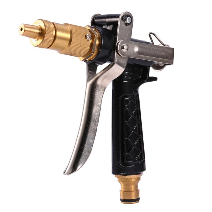 Tuin watering tuinslang multifunctionele spray tuin watering nozzle hogedruk pure koper waterpistool hoofd: Default Title