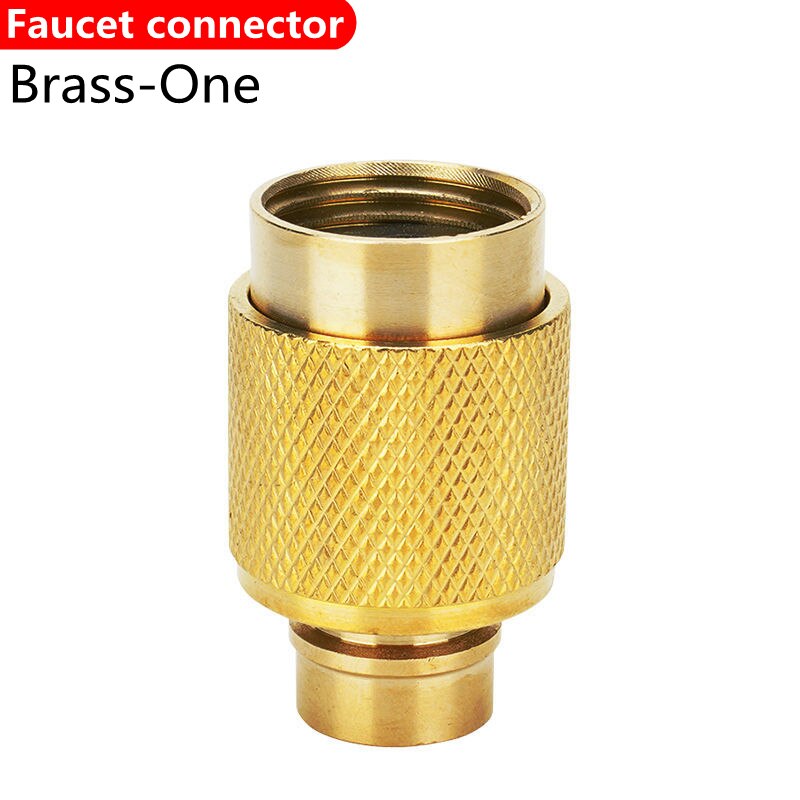 Zinc alloy Outdoor Garden Faucet Washing Machine Bibcock Garden Watering Hose Adapter Faucet Connector Mixer Watering Fitting: Brass adapter