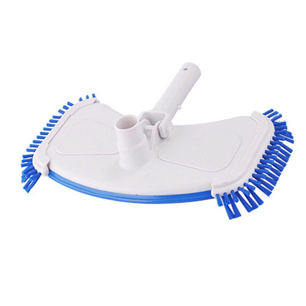 Limpiador de microfibra curvo para exteriores, cabezal de succión para ducha de baño, suelo de piscina, Herramientas de limpieza de pared, cepillo: Default Title