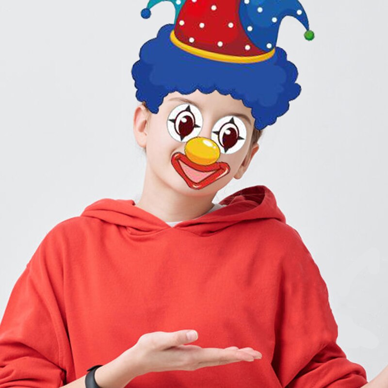 Juego de 34 piezas con temática de circo, accesorios para Fotos de , accesorios divertidos de circo para niños y niñas, suministros para de cumpleaños
