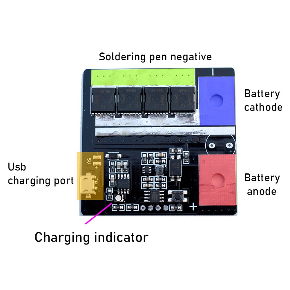 Handheld DIY Spot Welding Tool Mini Size Lithium Battery Welding Machine for 18650/32650 Battery