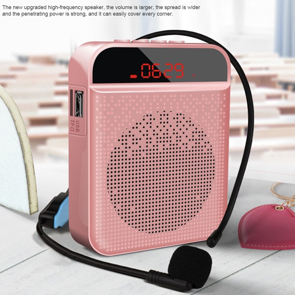 Ultralight Classroom Wired With Microphone Loudspeaker Meeting Personal Speaker Portable Bluetooth Voice Amplifier For Teachers