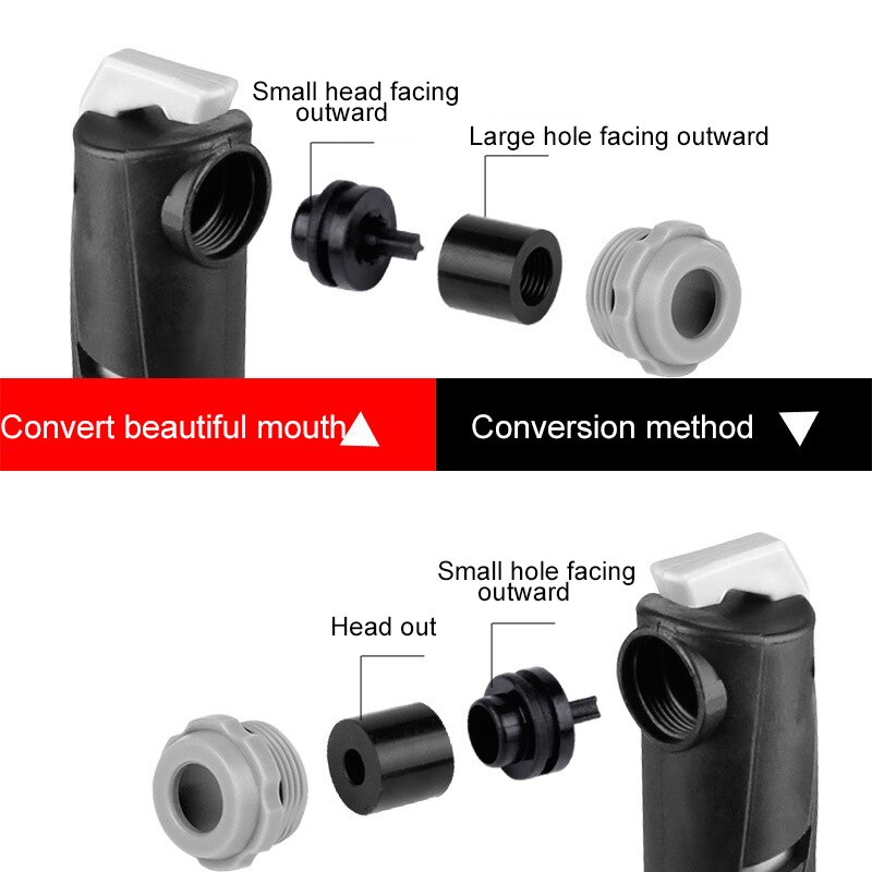 Cykel luftpumpe mini bærbar cykel hånd dæk inflator luft kompressor højtryk kugle dobbelt vej cykel mount cykel pumpe