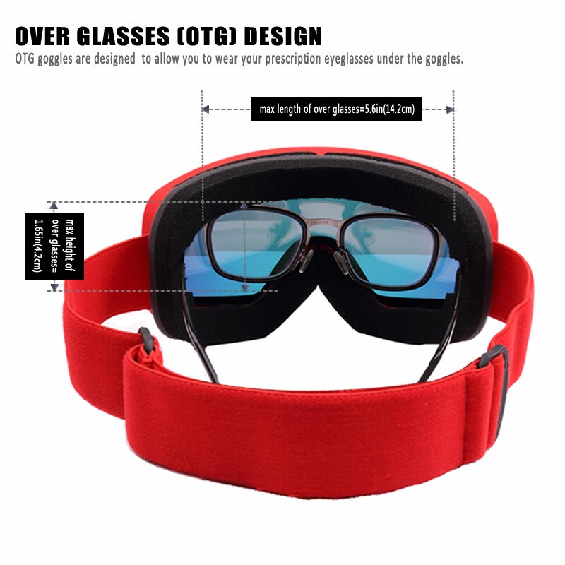 Gafas de esquí de X-TIGER para hombre y mujer, accesorios de esquí para deportes al aire libre, antiniebla, equipo de esquí, novedad de 2022