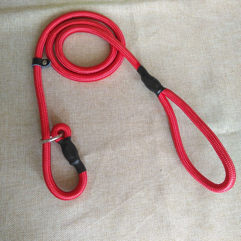 Laisse pour animal de compagnie, corde en Nylon, réglable, laisse pour chiot, sangle de Traction, collier pour chiot, de