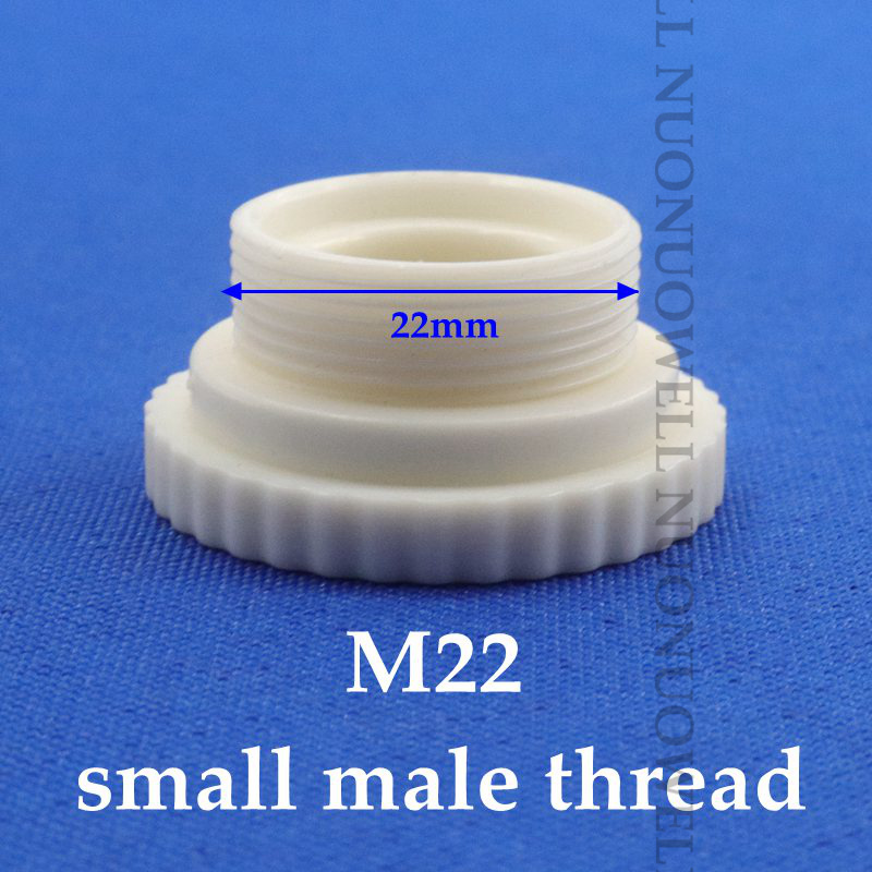 5~300pcs Faucet Adapter Interface Internal And External Thread Plastic Interface Bubbler Connector Shower Nozzle Connector: WHITE / 1/2''