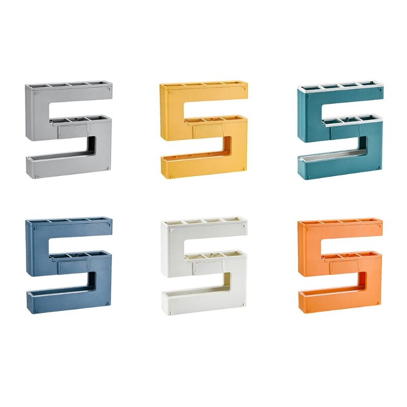 Wall Mounted Umbrella Stand Rack 5-Shape Umbrellas Storage Holder Shelf for Home Office Hotel Organizer