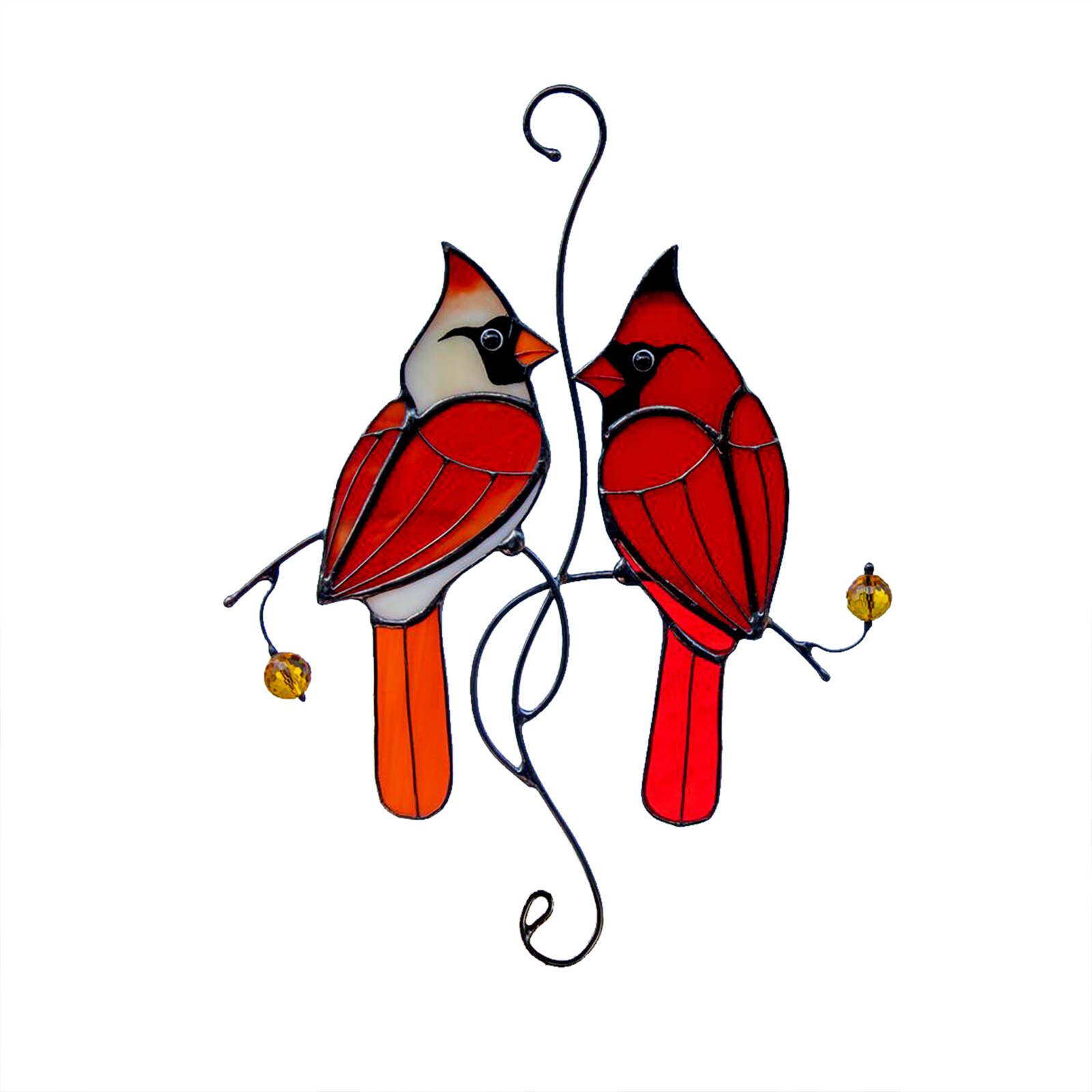 Acryl Vogel Wand Decor Indoor Wand Kunst Skulptur Hängen Fenster Handwerk Kette Hängen Ornament Home Garten Dekoration #36: G