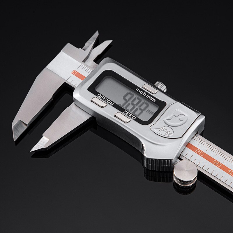 Digital Caliper Electronic Vernier Caliper Digital Calibre Gauge Measuring Tool Ruler Measure Stainless Steel Depth 150mm 200mm