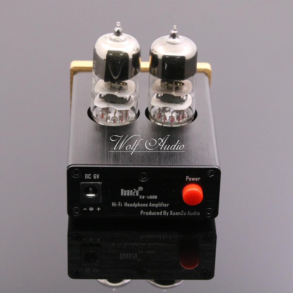 U808 Class A HIFI 6J3 Vacuum Tube Headphone Amplifier Portable Headphone Amplifier Finished