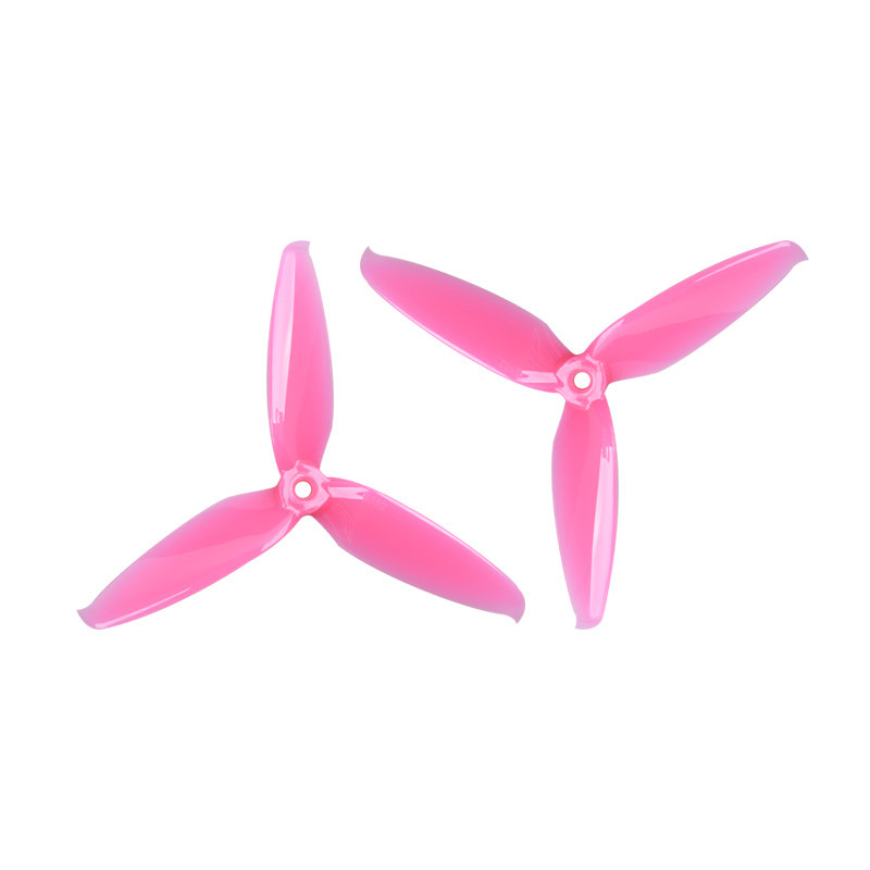 2 Pair 5 colors Gemfan 5552 5.5x5.2 FPV PC 3 propeller Prop Blade CW CCW shaft through the machine more special motor 2407: Burgundy