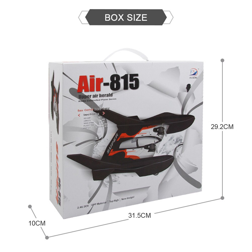 FX815 RC Plane Remote Control Airplane Ready to Fly 2.4Ghz 2 Channels EPP Foam Aircraft Model for Kids Adult