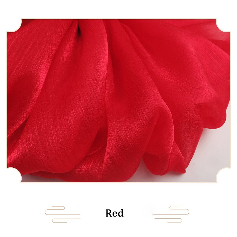 Organza Tule Stof Achtergrond Gordijnen Voor Wedding Party Home Decor Stof Voor Trouwjurk Diy Naaien 50cmX150cm: MULTI