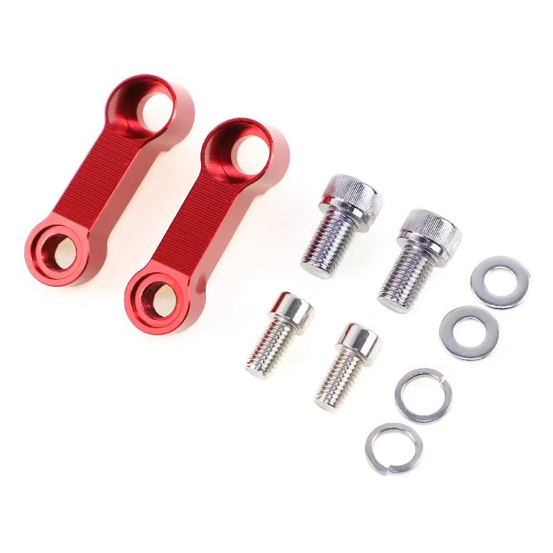 Motorrad Rückspiegel Steigleitung Abstandshalter Verlängerung Universal- Adapter CNC Aluminium Legierung Basis Schraube Halterung Motorrad Zubehör: verrotten