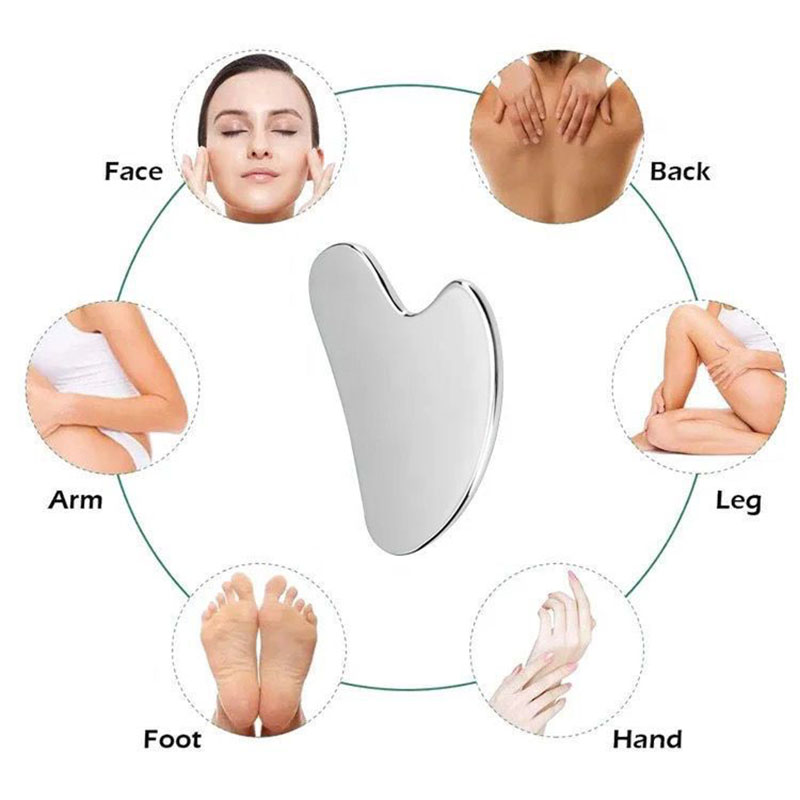 Gua Sha Visage Gousha Stone pour le visage Pierre Gua Sha Gua Sha Grattoir Gousha Stone pour le masseur de visage