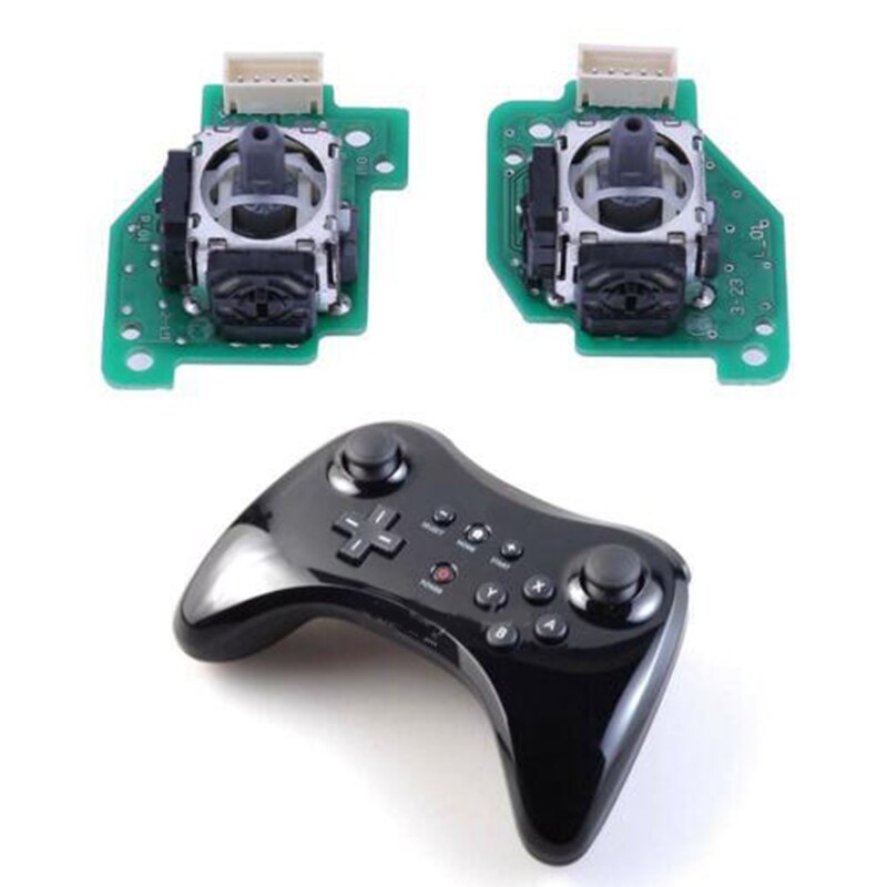 5 Set Replacement Left Right 3D Analog Joystick ThumbStick for Nintendo WII U Game Controller L/R Set
