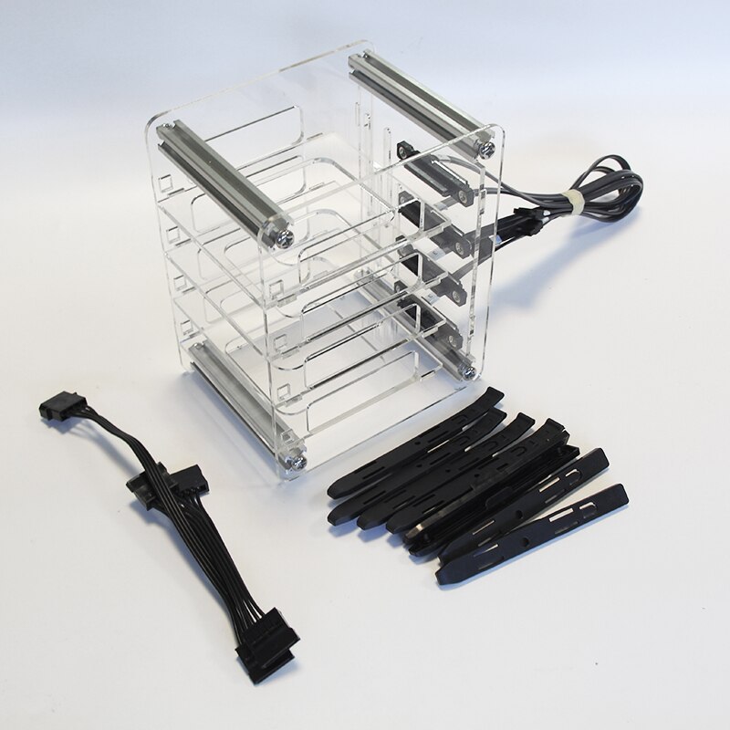 Qeunrtiy 5,25 5 x 3,5 HDD Cage Rack Boîtier de disque dur Adaptateur