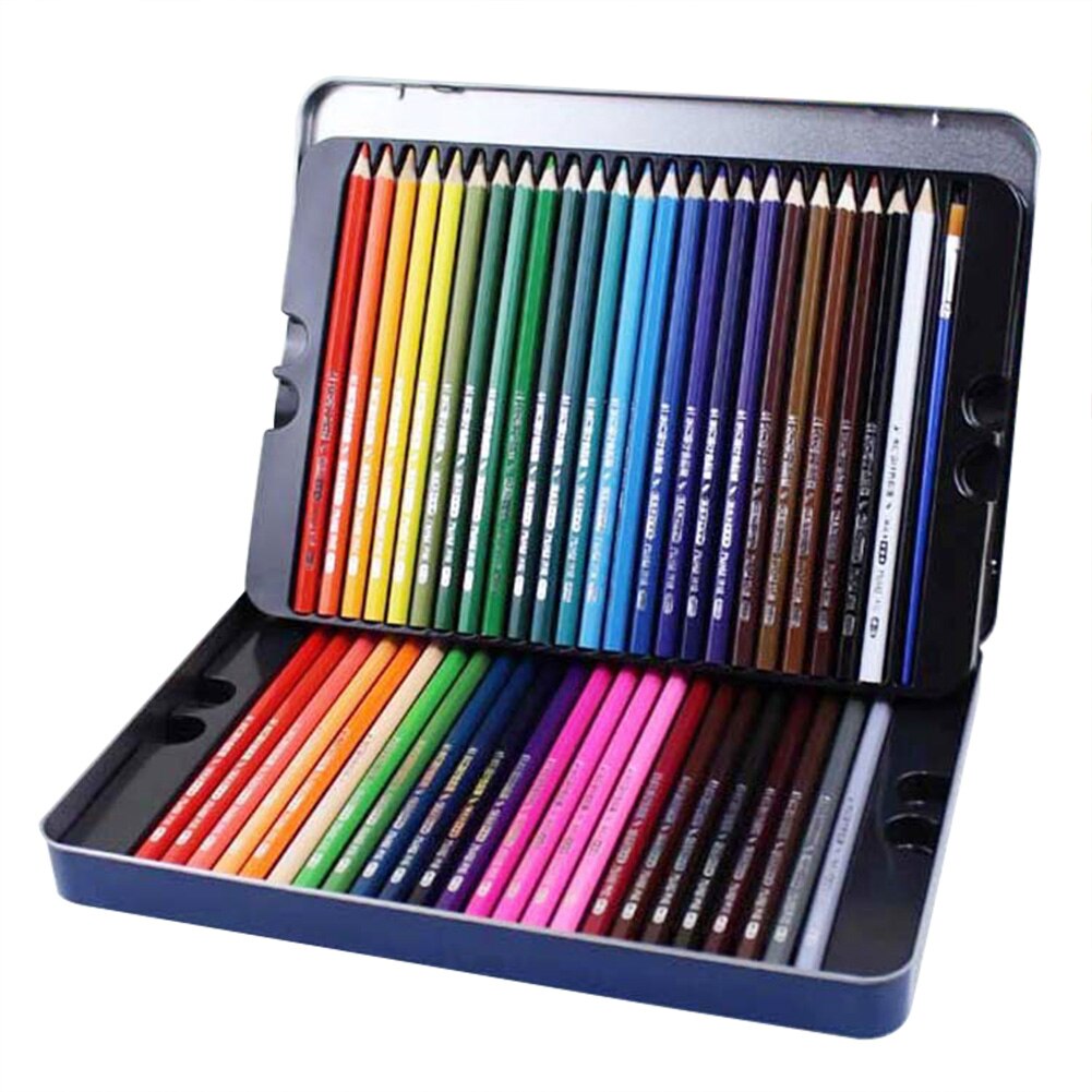 48 Kleur Pro Water Oplosbare Kleuren Potlood Set Kind Studenten Verf Potloden School Kantoor Kunst Levert Briefpapier: 48 Colors