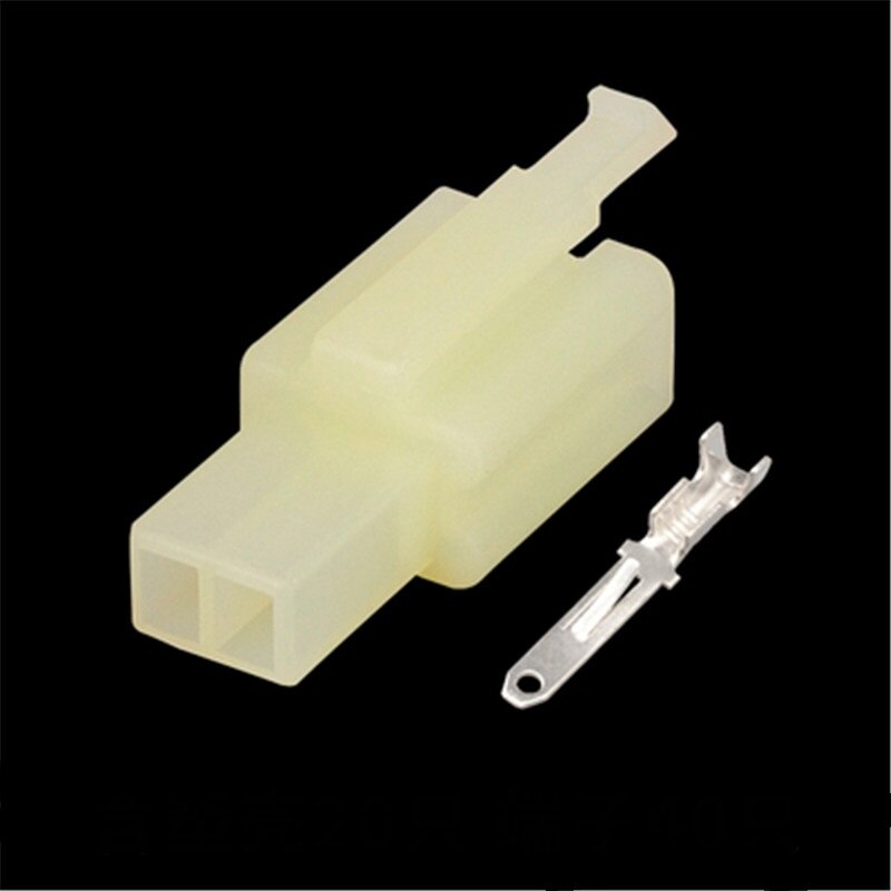 100 conjunto macho hembra 2,8mm serie arnés de cables conector de Sensor de motocicleta enchufe de Cable automotriz 6030-2981 6040-2111: male full set