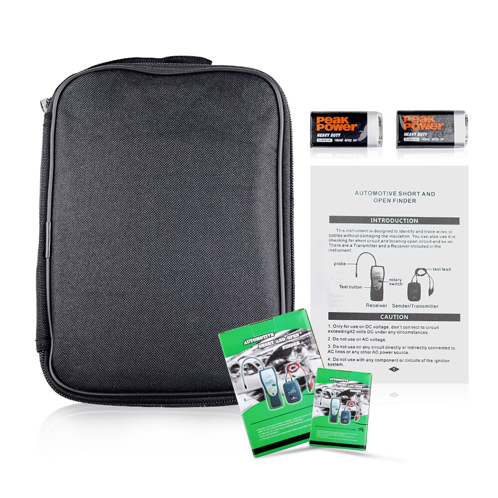 Holdpeak hp -25 bilkabel wire tracker tester, til airbag, bil linjer og maskin linjer installation og vedligeholdelse