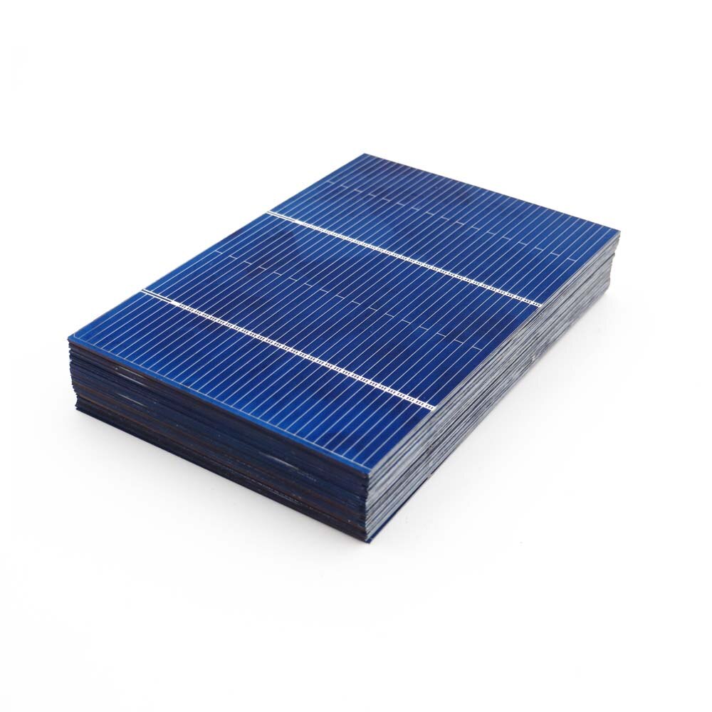 Gør-det-selv solceller 0.66w 78*52mm 50 stk solpanel polykrystallinsk fotovoltaisk modul batterioplader painel 78 x 52