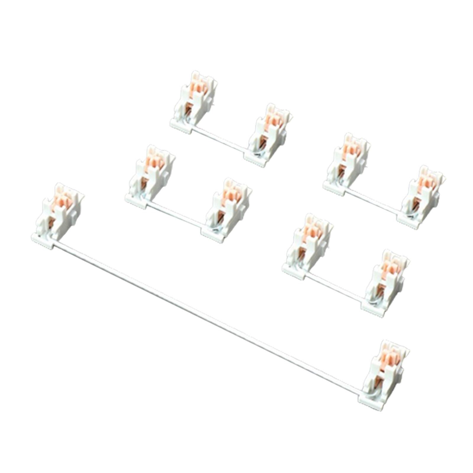 2U 6.25U Plate Mount Stabilizers Repair Plate Stabilizer Mechanical Keyboard: 4 Pcs 2U