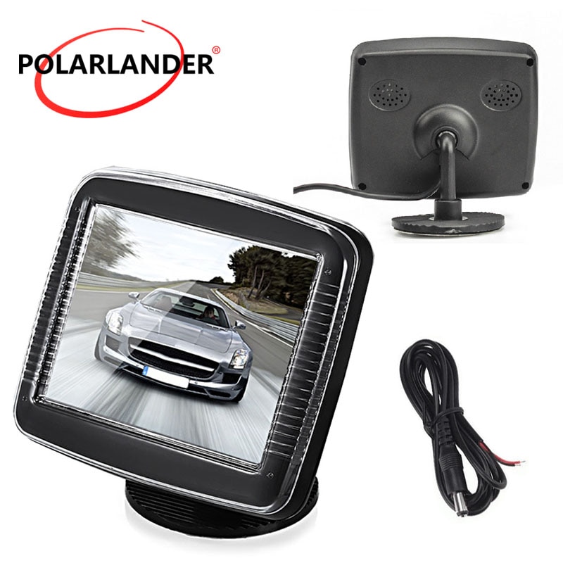 TFT LCD 3,5 zoll fahrzeug Digital farbe Auto Auto Monitor kleine Anzeige für rückfahr parkplatz Sicherung-kamera
