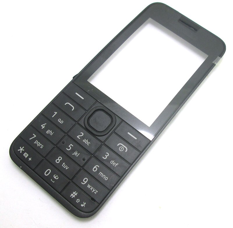 Black Front Housing Cover Case Keypad Keyboard for Nokia 208 N208