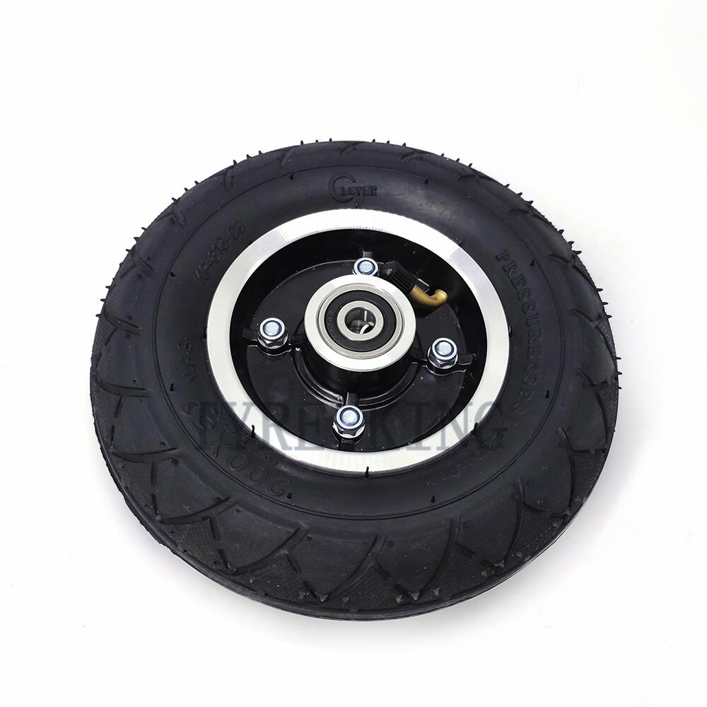 Good 200x50 Pneumatic Tire 8 Inch Inner and Outer Tires with Hub 200*50 Wheel Tyre for Small Dolphin Electric Scooter
