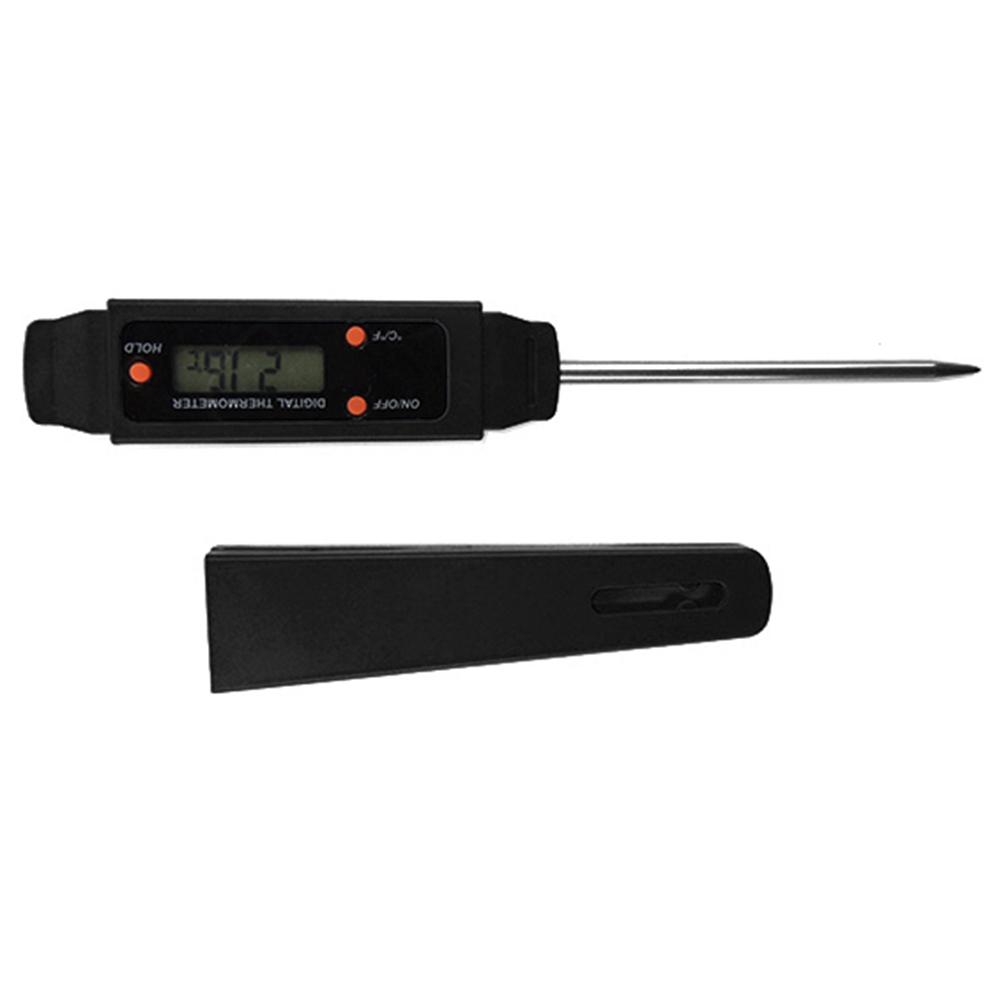 LCD Display Digital Food Thermometer Kitchen Cooking BBQ Probe Temperature Meter Easy Clean Stainless Steel Probe