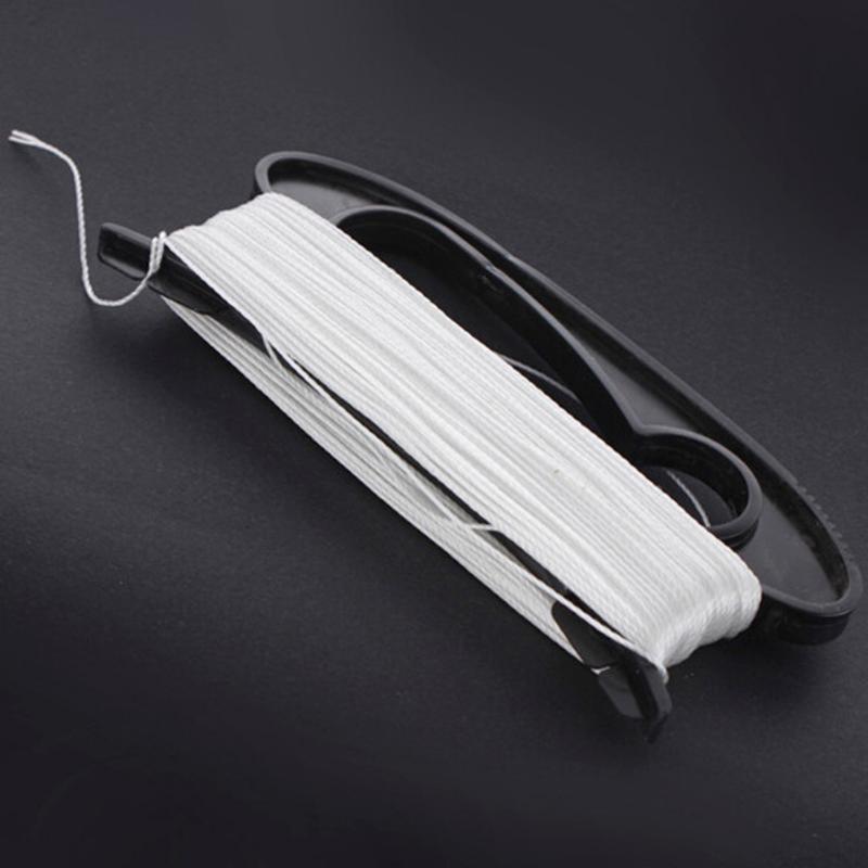 100m flygende drage linje d form linjebrett plast polyester hvit drage linjebrett fly drager linje flyverktøy drage tilbehør