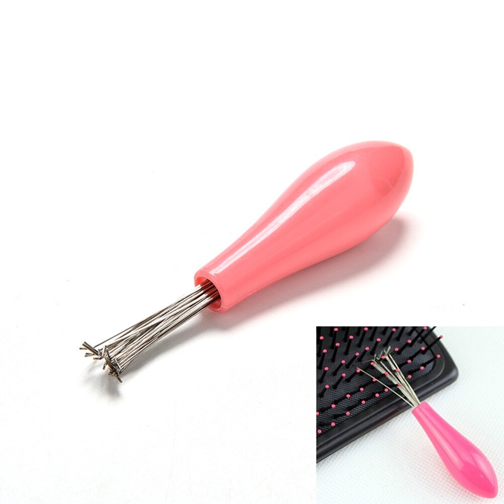1Pcs Duurzaam Mini Kam Hair Brush Cleaner Embeded Tool Salon Thuis Essentieel Kleur Willekeurig