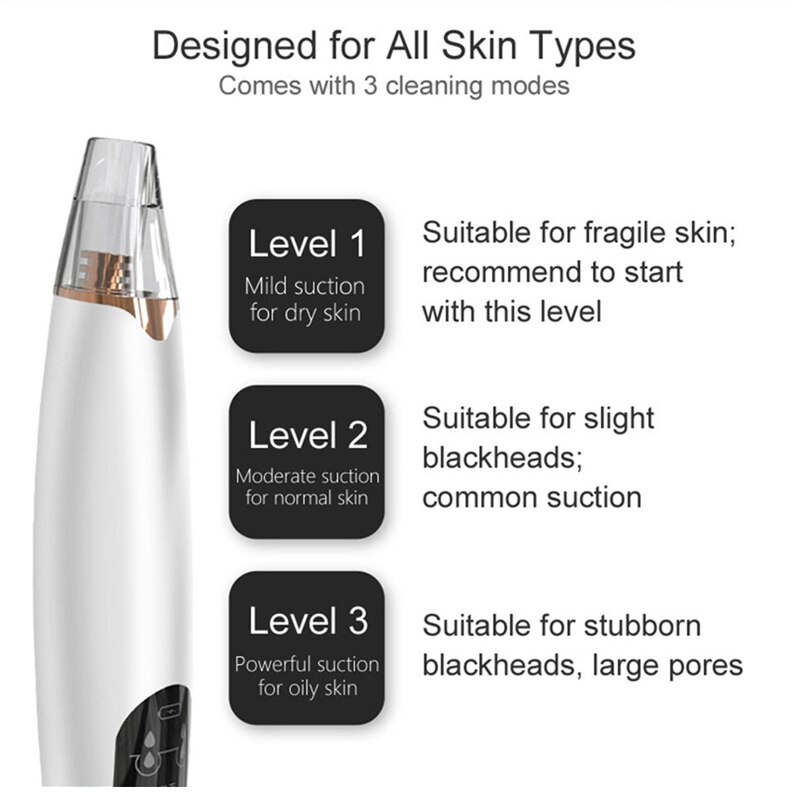 Elektrische mee-eter verwijderaar vacuüm