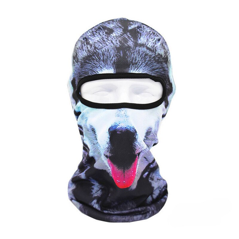 3D Dier Outdoor Ski Maskers Bike Cyling Mutsen Winter Wind Stopper Gezicht Hoeden FW123: F