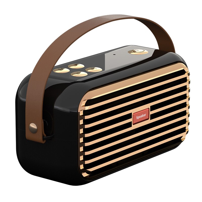 Yax7 Bluetooth Speaker Draadloze Radio Retro Draagbare Outdoor Draagbare Kaart Audio