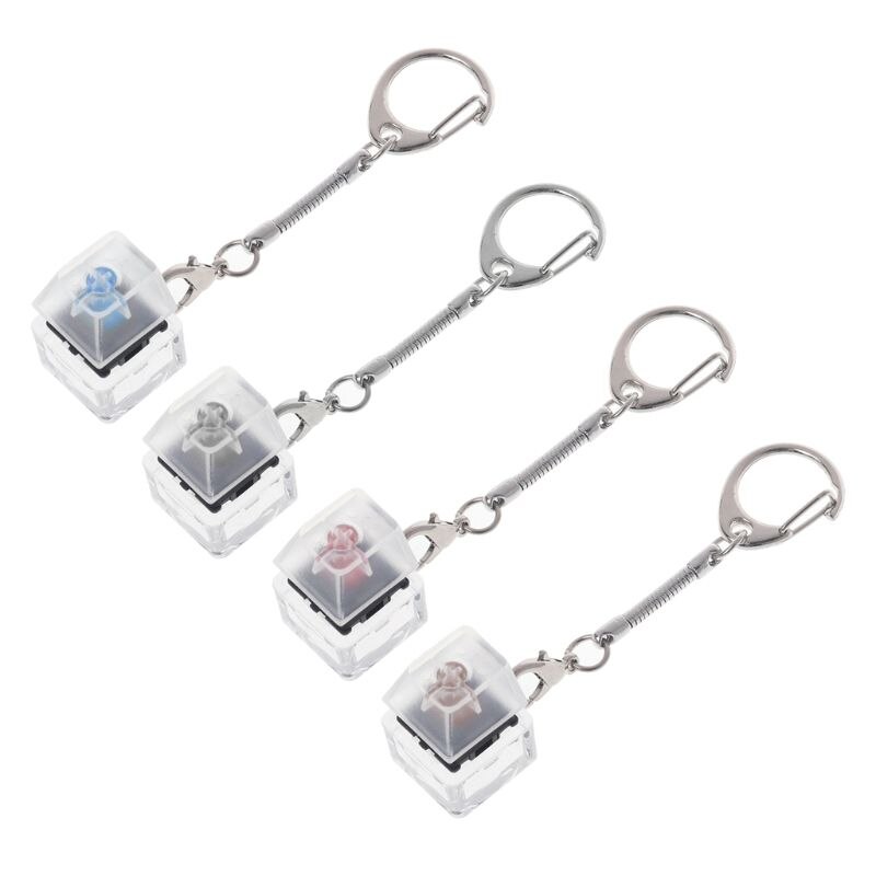 Portachiavi interruttore meccanico Cherry MX Switch per interruttori tastiera Kit Tester senza luce a LED giocattoli regali antistress