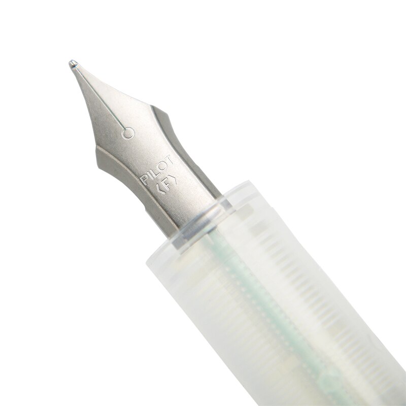 Kawaii pilotpenna spn -20 mini reservoarpenna fin spets 0.3mm genomskinlig färgglad bläck student skrivartillbehör barn wrting