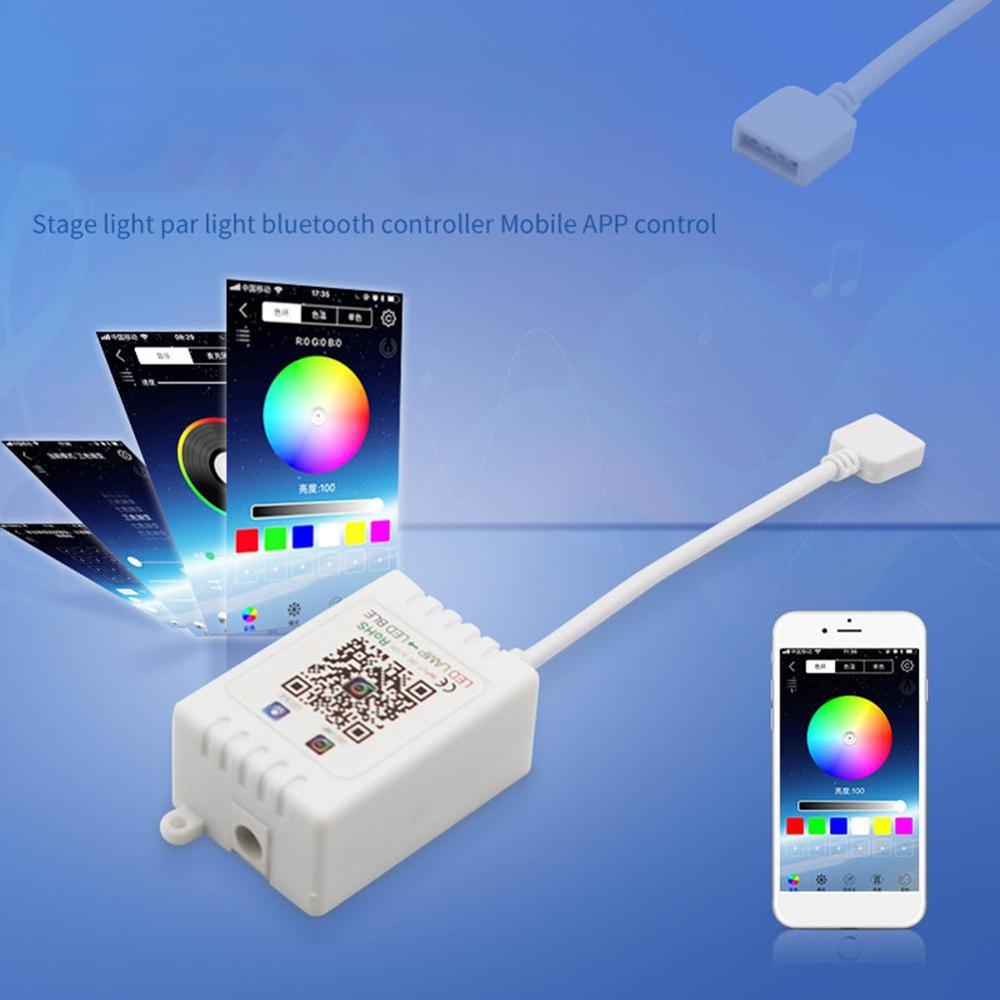 Mini RGB Bluetooth Controller DC 5V 12V 24V Music Bluetooth LED Controller Light Strip Controller For RGB LED Strip