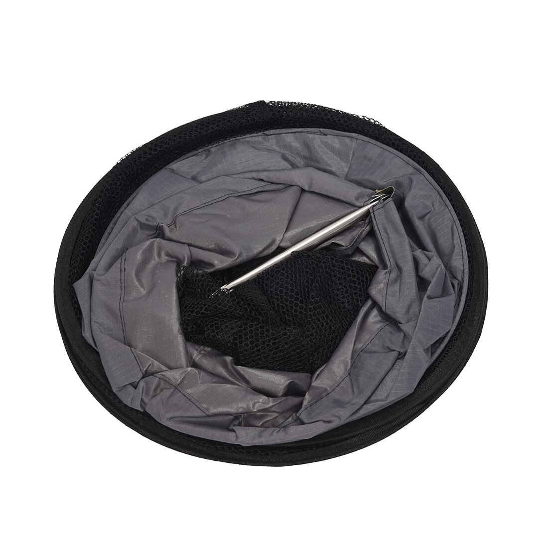 1.5m Crab Foldable Fish Net Crawdad Shrimp Minnow Bait Trap Cast Dip Nylon Fishing Net Cage 5 Layers Fishing Cage