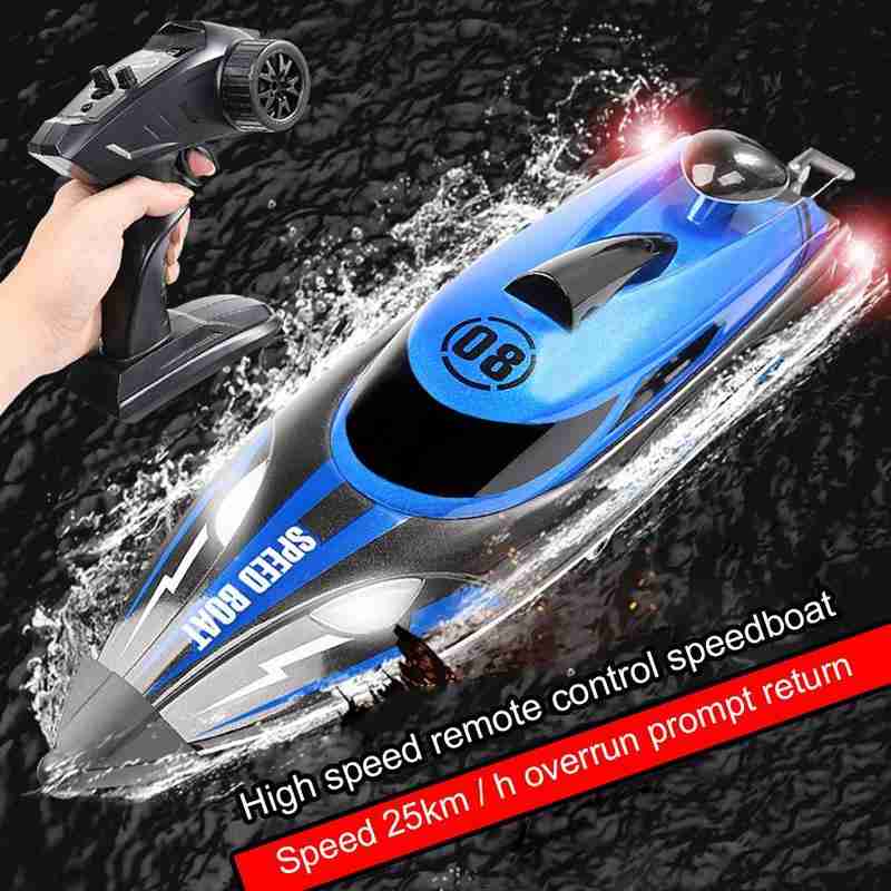 2.4G HJ808 Rc 25 Km/h Boot Hoge Snelheid Afstandsbediening Racing Water Snelheid Kinderen Model Speelgoed