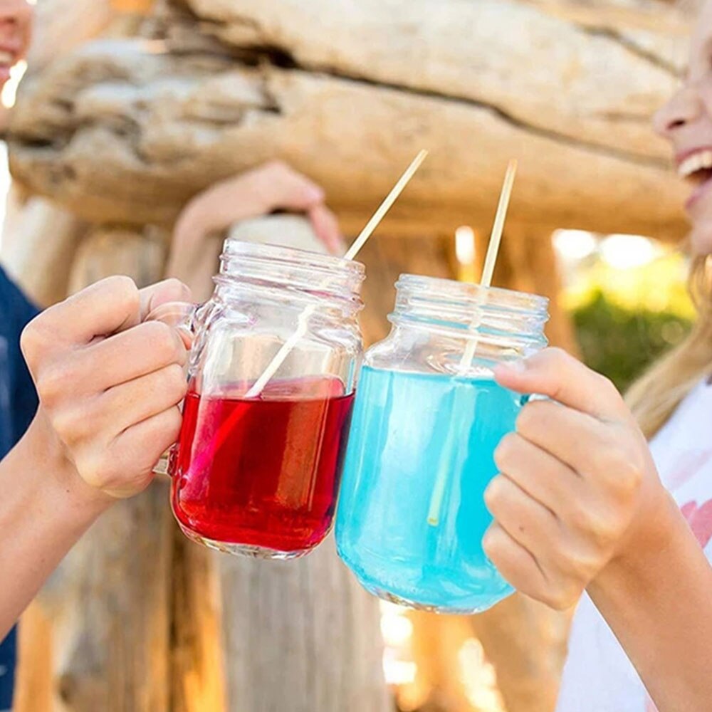 100PCS Portable Drinking Straw 100% Biodegradable Straws Bar Kitchen Accessories