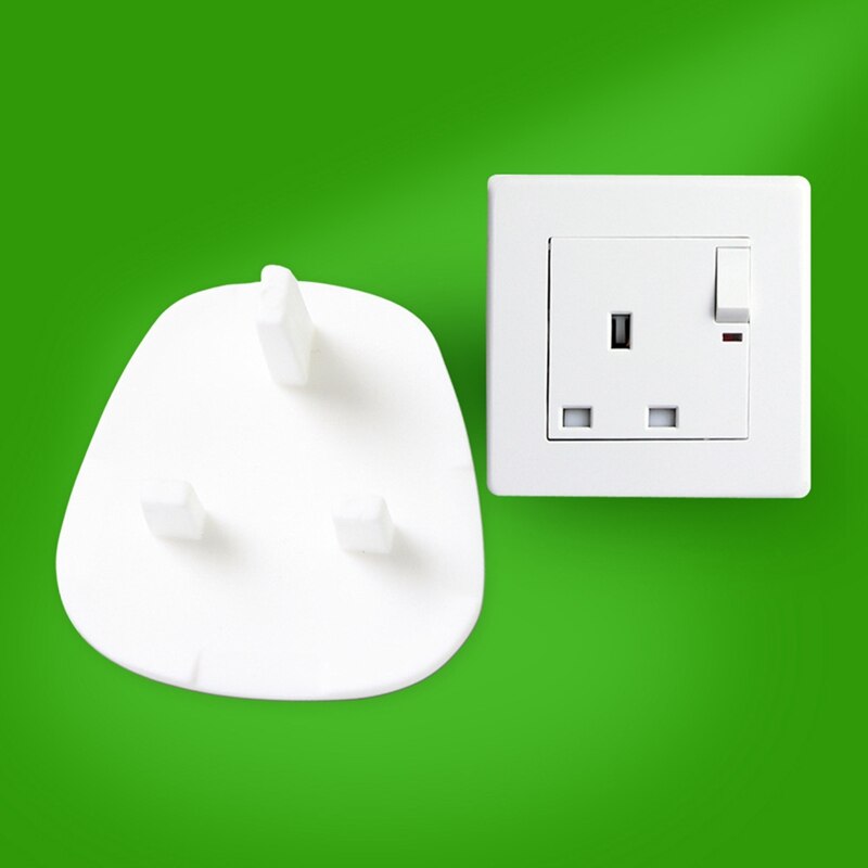 12 Stuks Plug Socket Covers Baby Kinderen Veiligheid Protector Voor Uk 3 Pin Sockets