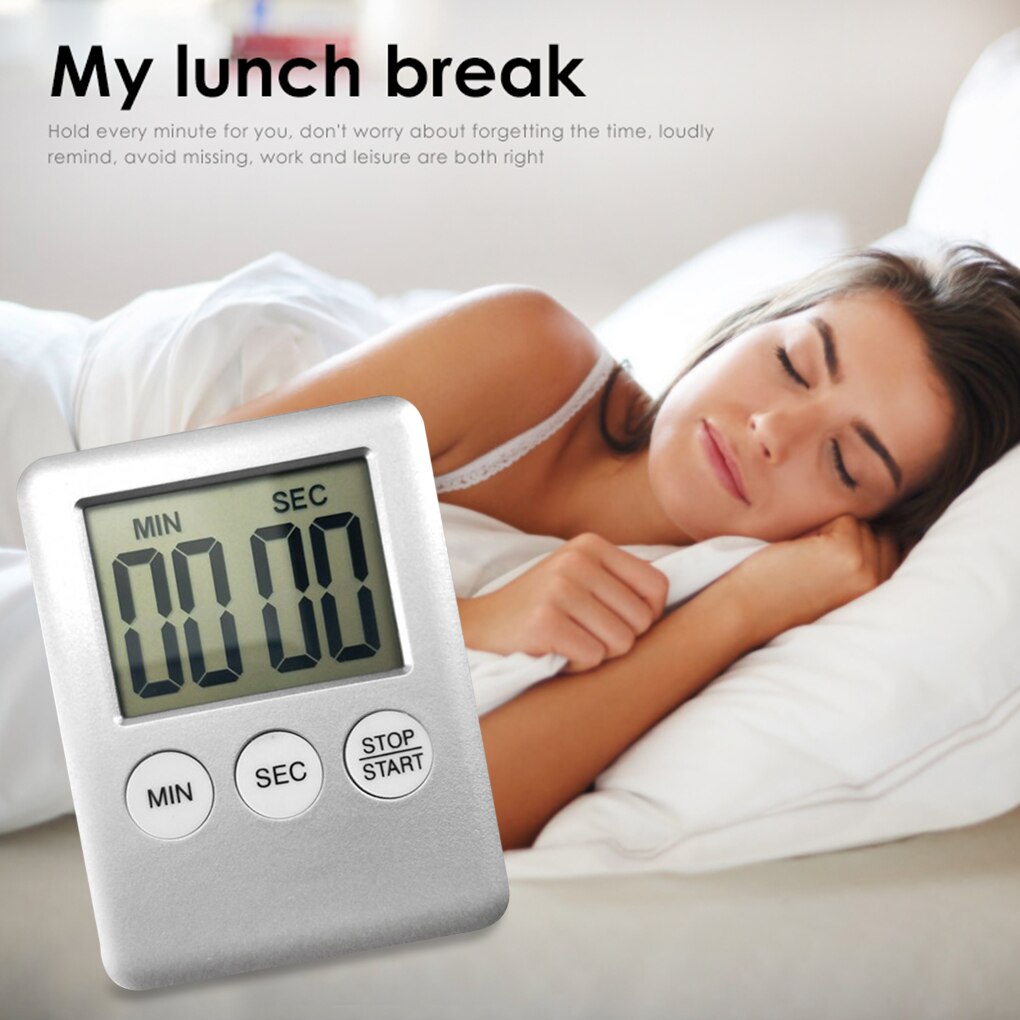 Neue Mini Tragbare Küche Digital Timer Kochen Studium Count-down Clock LCD Display Alarm Küche Gadget