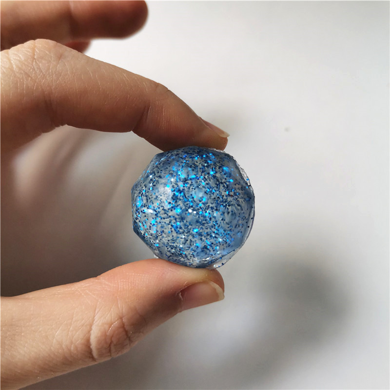 20 piezas diamante pelotas saltarinas de goma Chidlren flotante saltarín juegos deportivos al aire libre pelotas de juguete para niños bebé 3CM