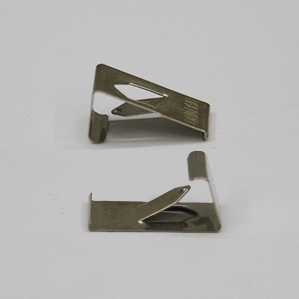 100 stuks fotolijstklemmen, fotohangers, fotohaken voor het ophangen van fotolijsten (zilver)