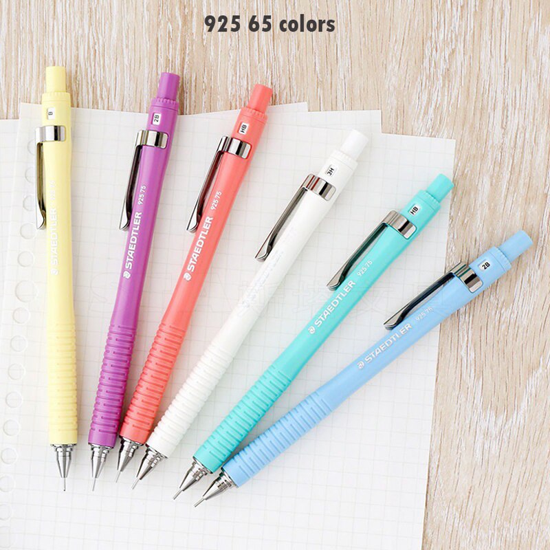 Staedtler farve automatisk blyant 1 stk 925 75 lav tyngdepunkt tegning pen 0.5mm studenter stang aktivitet blyant maleri værktøj