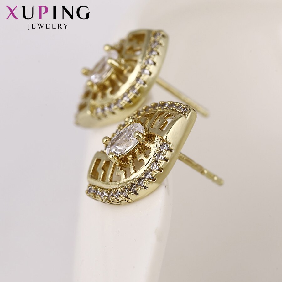 Juegos de joyas de Xuping, fantásticos juegos de dijes chapados en Color dorado para mujeres, de , S56.2-64104 de de