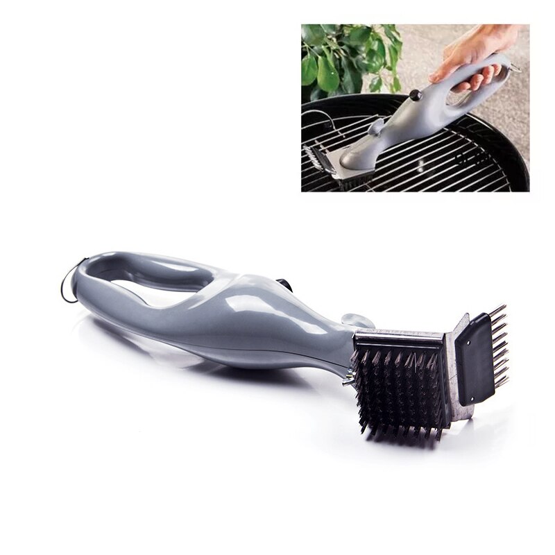 Barbecue Stainless Steel BBQ Cleaning Brush Outdoor BBQ Grill Cleaner with Power of Steam Cleaning Accessories Cooking Tools
